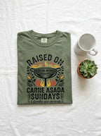 Carne Asada Sundays Shirt - Mexican American Family Heritage Tee Gift