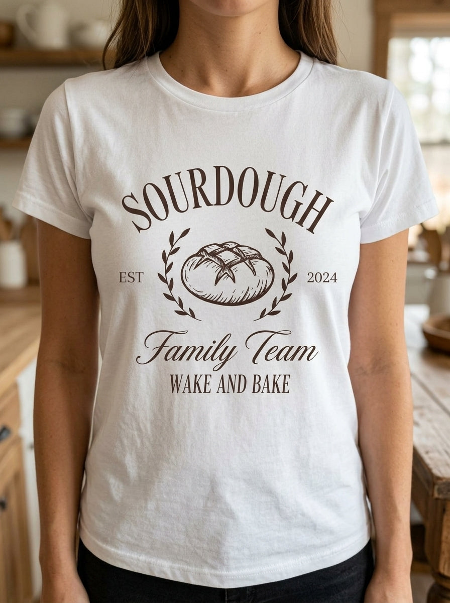 Women's Sourdough Family Team Wake and Bake T-Shirt