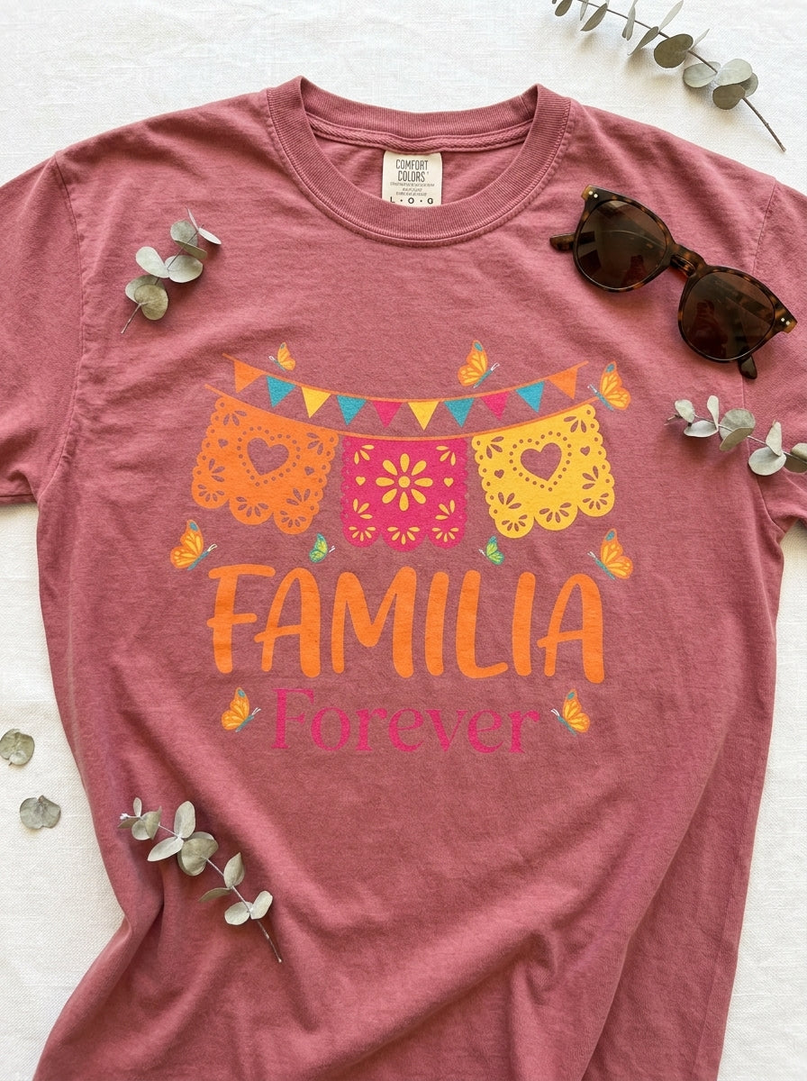 Familia Forever T-Shirt Mexican Family Pride