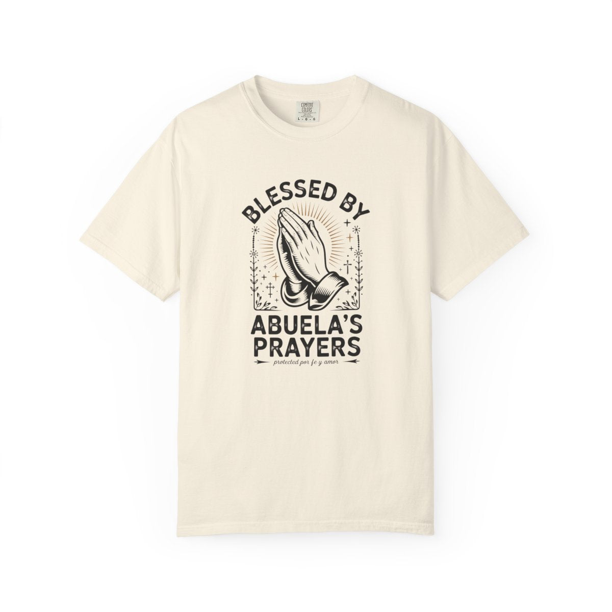 Abuela's Prayers Shirt - Mexican America - Ivory