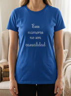 Women's Esos Números No Son Casualidad Shirt | Angel Numbers Spanish Spiritual Tee | Latino Heritage Mystic Gift