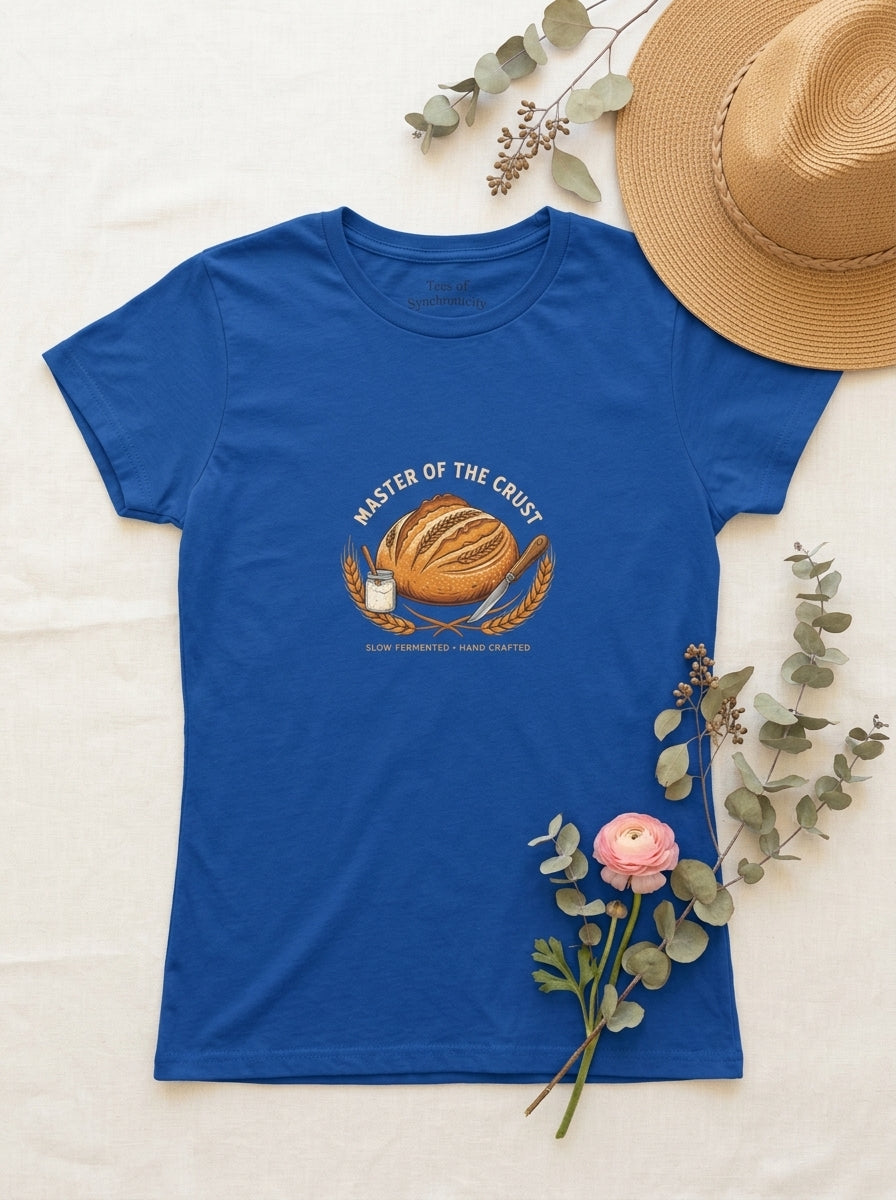 Women's Master of the Crust Sourdough Baker T-Shirt Gift