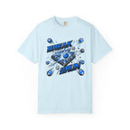 Break and Run Billiards T-Shirt - Pool P - Chambray