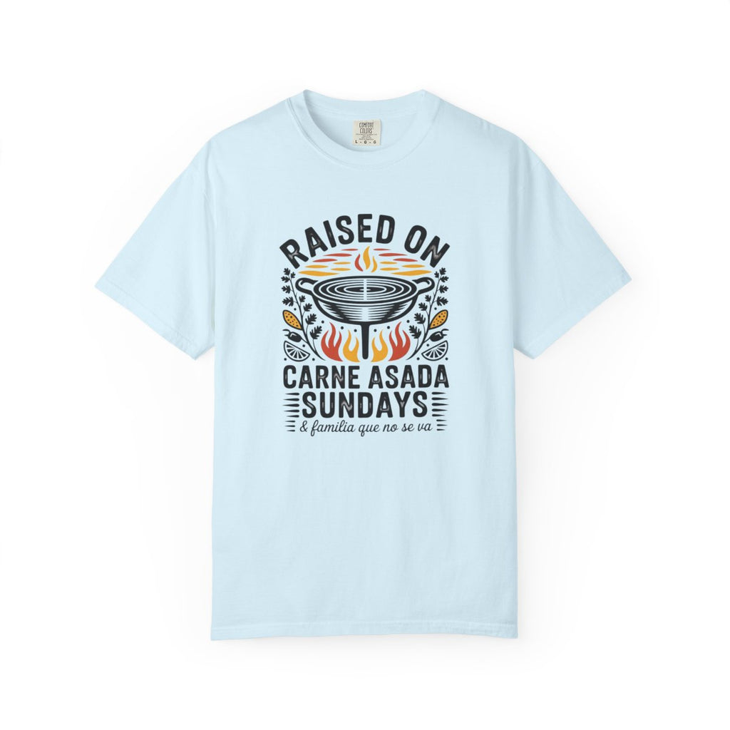 Carne Asada Sundays Shirt - Mexican Amer - Chambray