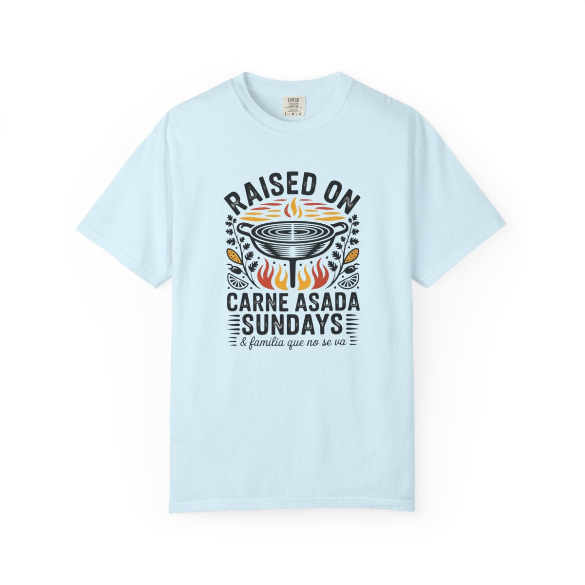 Carne Asada Sundays Shirt - Mexican Amer - Chambray