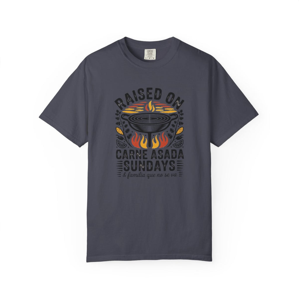 Carne Asada Sundays Shirt - Mexican Amer - Navy