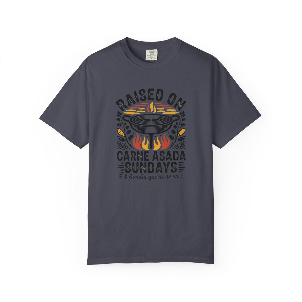 Carne Asada Sundays Shirt - Mexican Amer - Navy