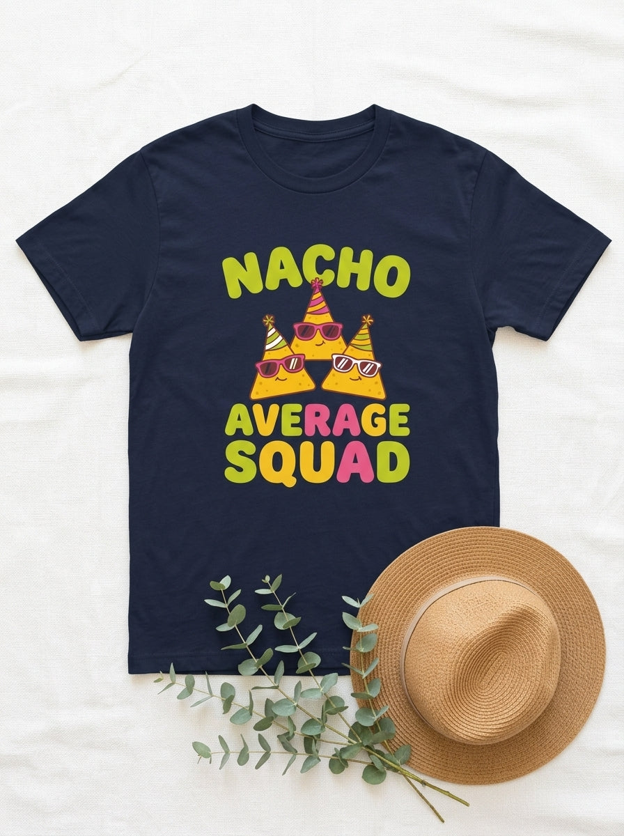 Nacho Average Squad Shirt - Funny Cinco de Mayo Group Party Tee