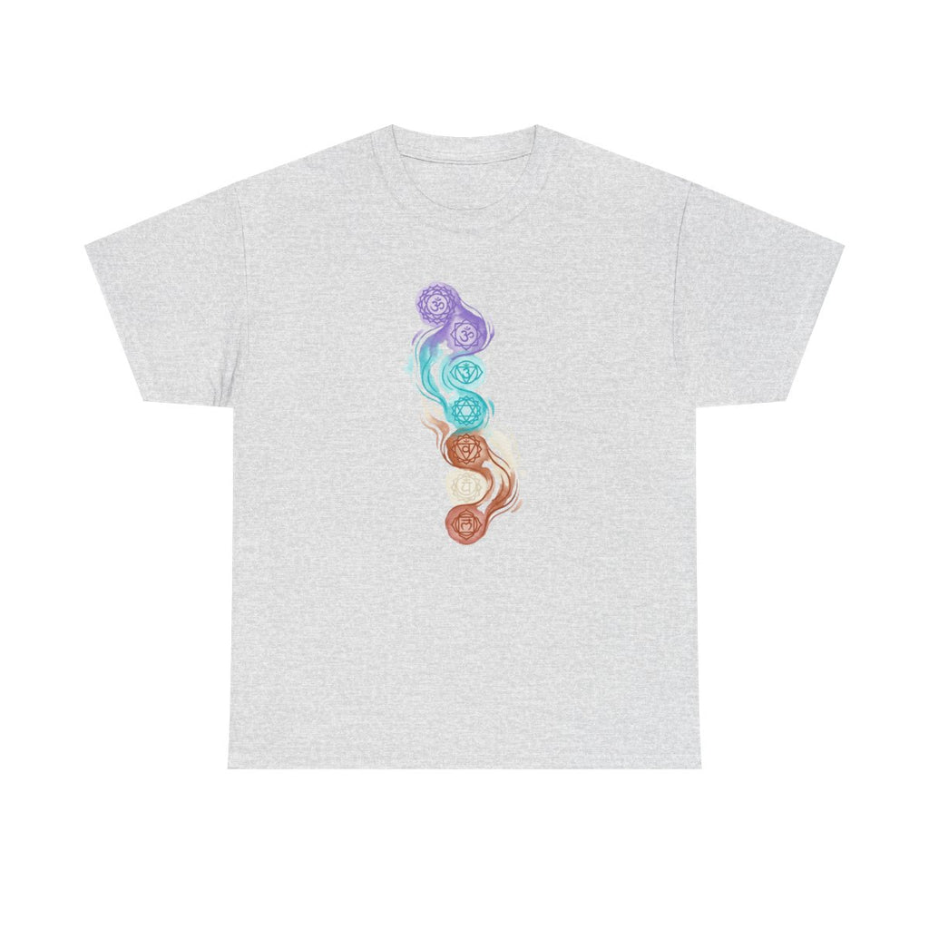Crown to Root Chakra Flow Shirt - Ground - Ash