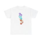 Crown to Root Chakra Flow Shirt - Ground - White