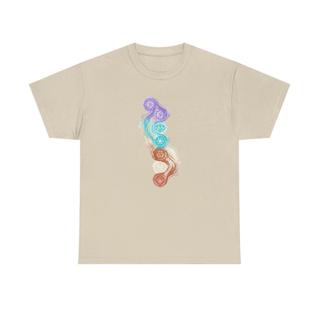 Crown to Root Chakra Flow Shirt - Ground - Sand