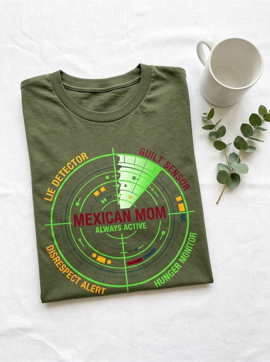 Mexican Mom Radar System Shirt - Funny Latino Mother Humor Tee