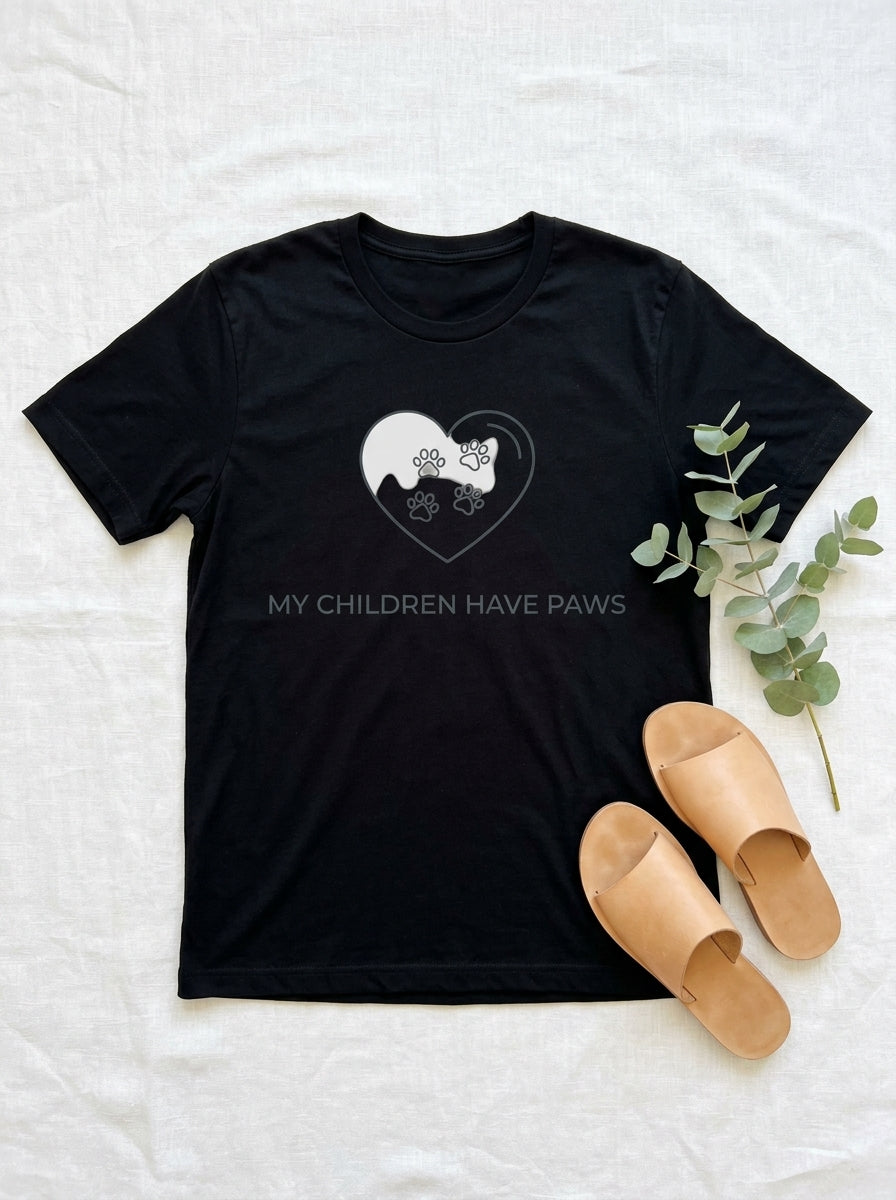 My Children Have Paws Shirt - Dog Parent Tee for Dog Moms and Dads