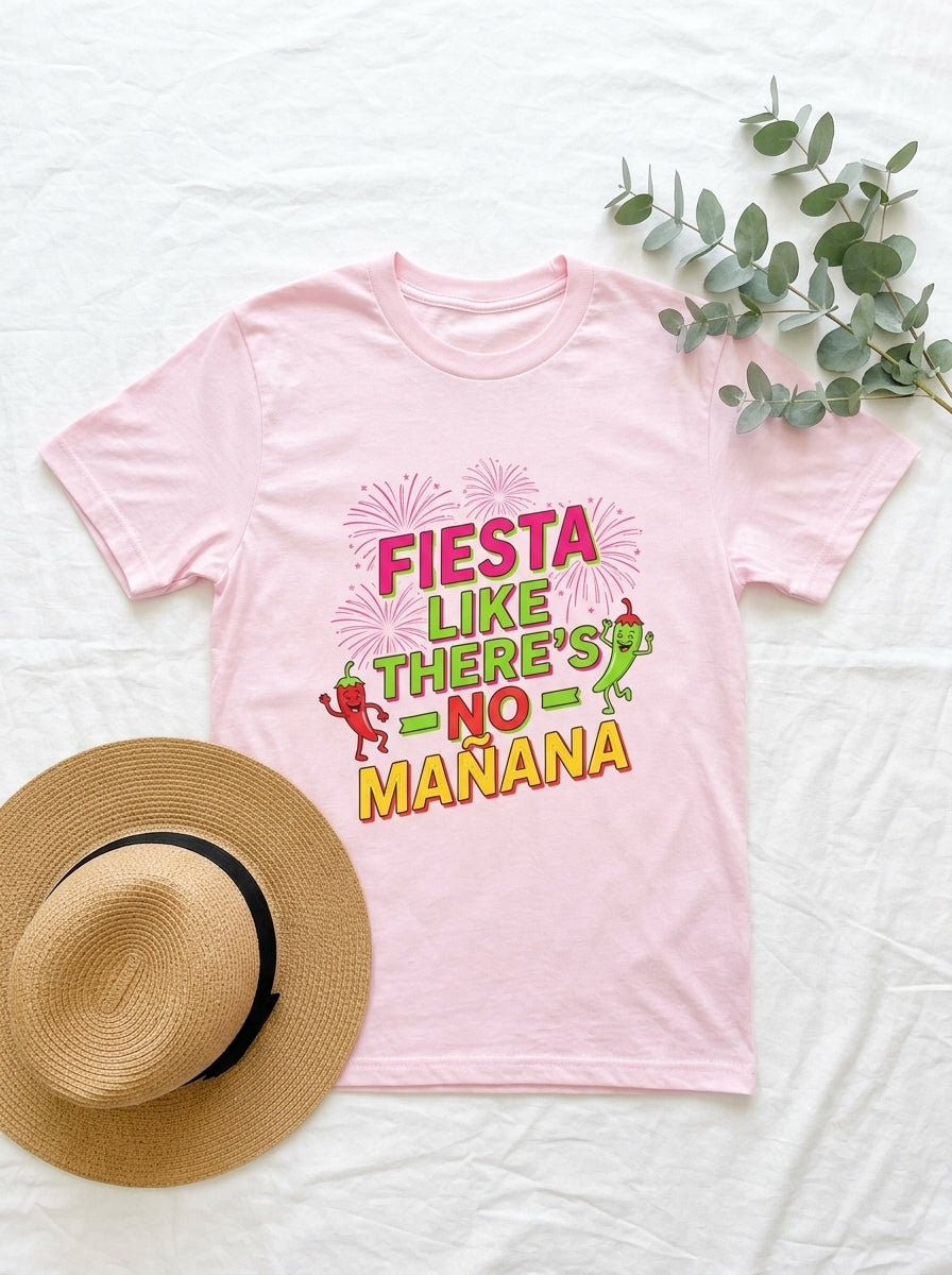 Fiesta Like No Mañana Shirt - Cinco de Mayo Party Celebration Tee