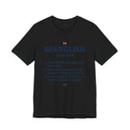 Fluent in Spanglish Dictionary Shirt - F - Black
