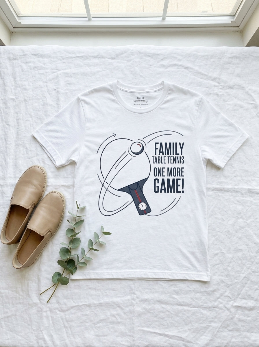 Just One More Game Ping Pong Shirt - Table Tennis Player Tee