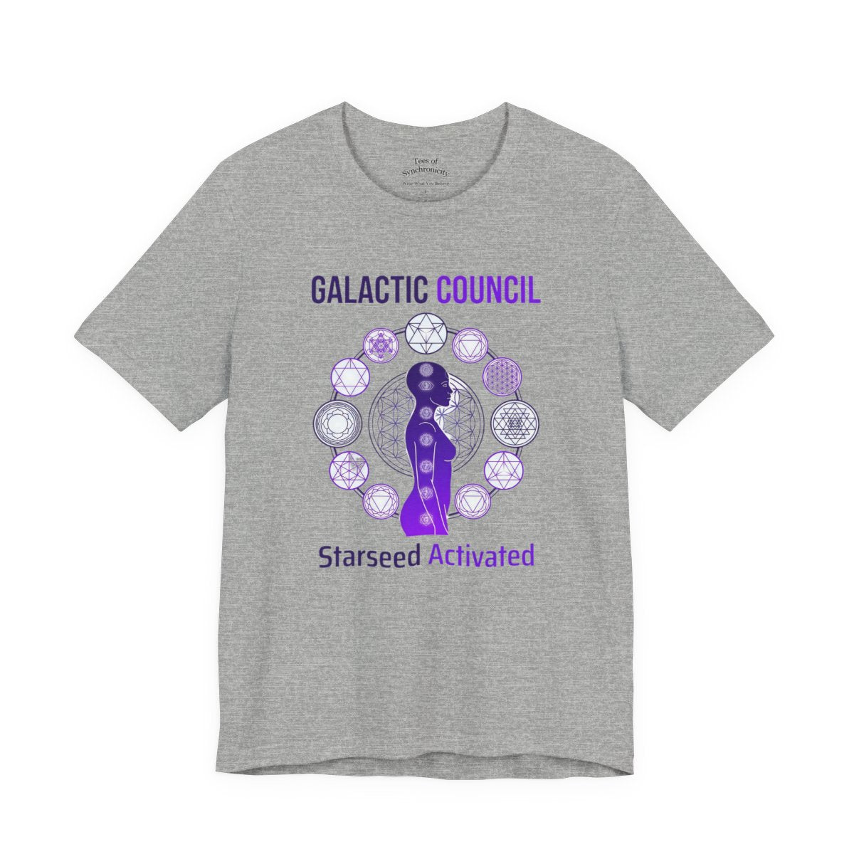 Galactic Council Starseed Activated Shir - Athletic Heather