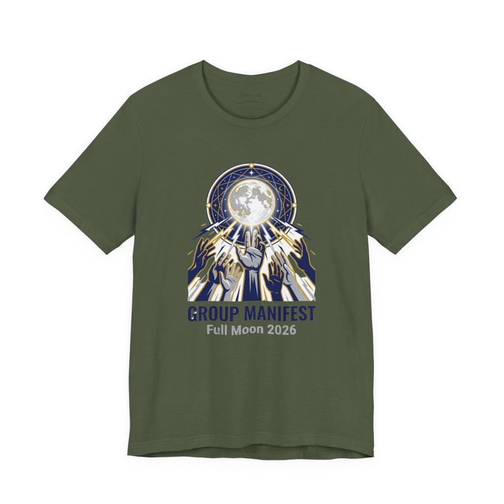 Group Manifest Full Moon 2026 Shirt - Co - Military Green