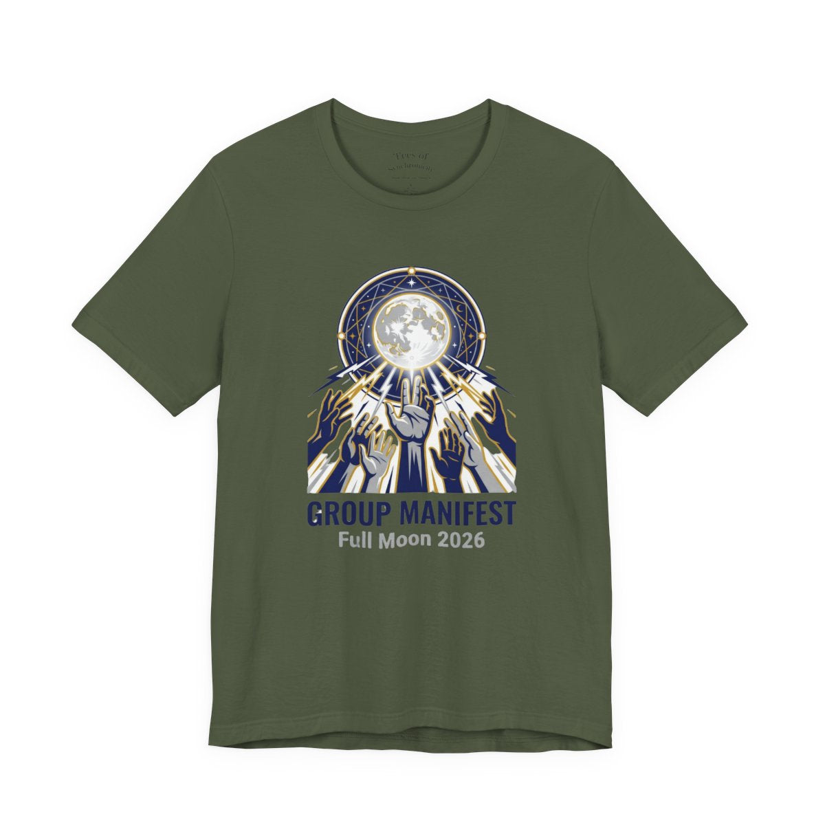 Group Manifest Full Moon 2026 Shirt - Co - Military Green