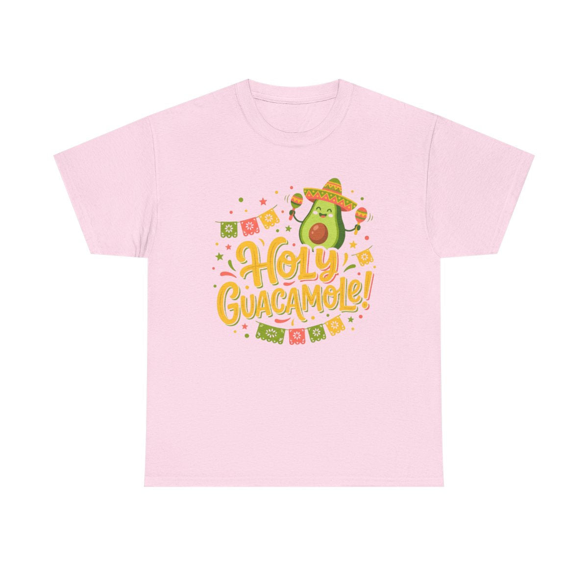 Holy Guacamole Cinco de Mayo Shirt - Fun - Light Pink