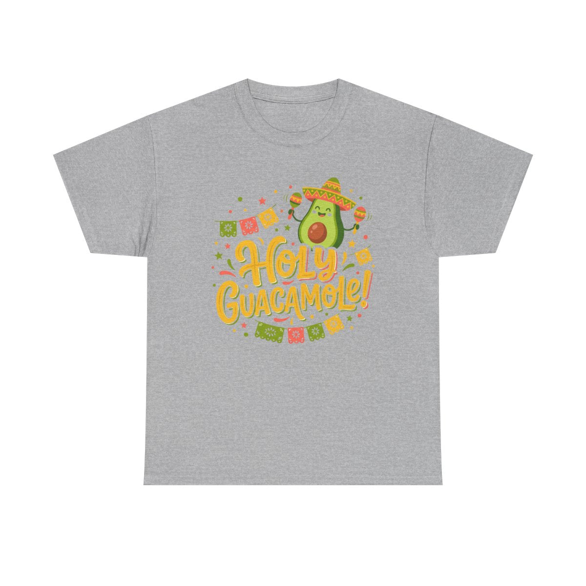 Holy Guacamole Cinco de Mayo Shirt - Fun - Sport Grey