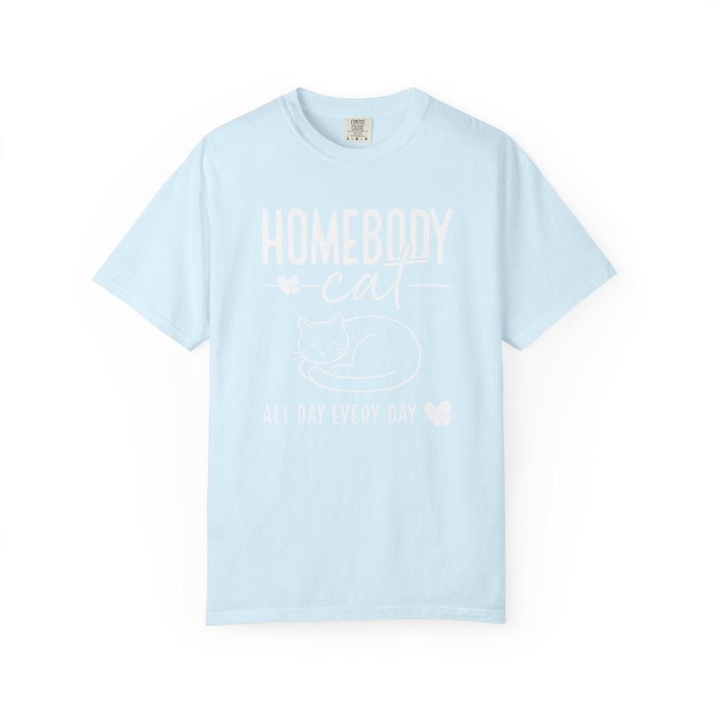 Homebody Cat All Day Every Day T-Shirt C - Chambray