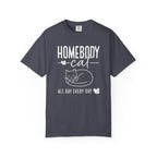 Homebody Cat All Day Every Day T-Shirt C - Navy