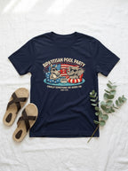 Bipartisan Pool Party 4th of July Funny Political Tee