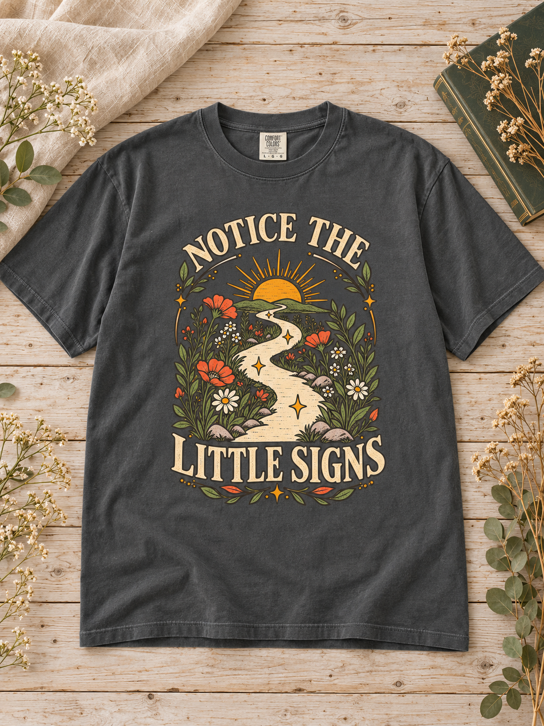 little signs pepper flatlay — Comfort Colors 1717