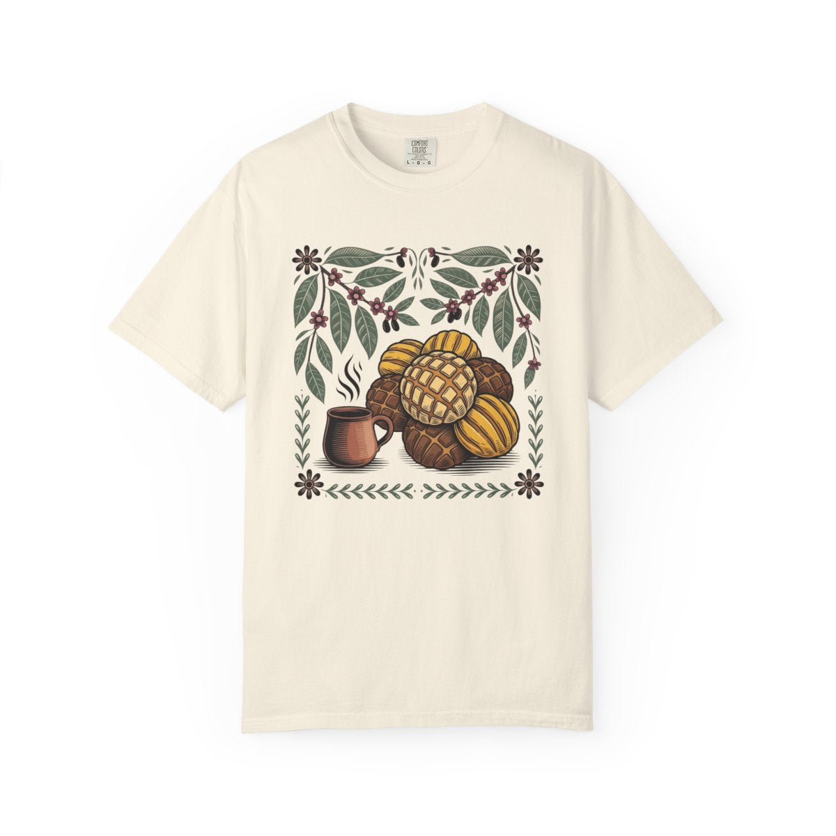 Mexican American Heritage Shirt - Café y - Ivory