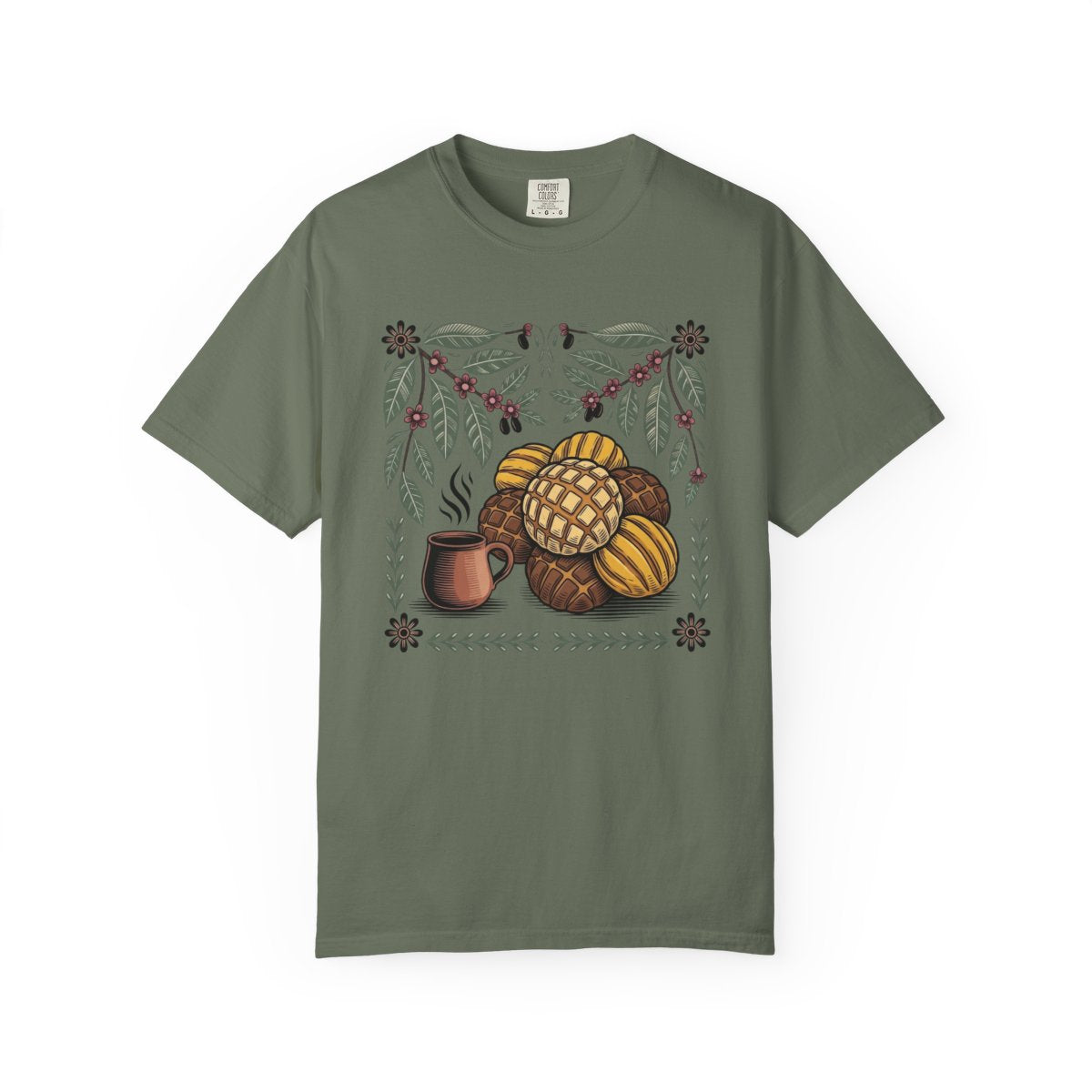 Mexican American Heritage Shirt - Café y - Moss