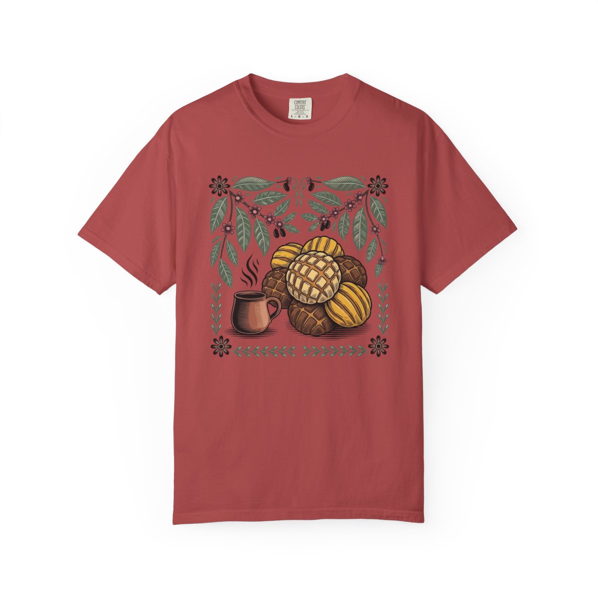 Mexican American Heritage Shirt - Café y - Crimson