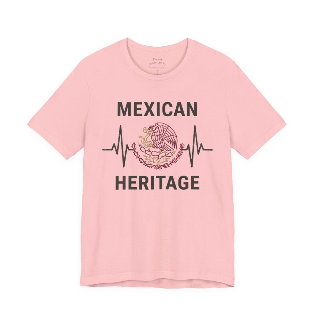 Mexican Heritage Heartbeat Shirt - Águil - Pink