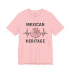 Mexican Heritage Heartbeat Shirt - Águil - Pink