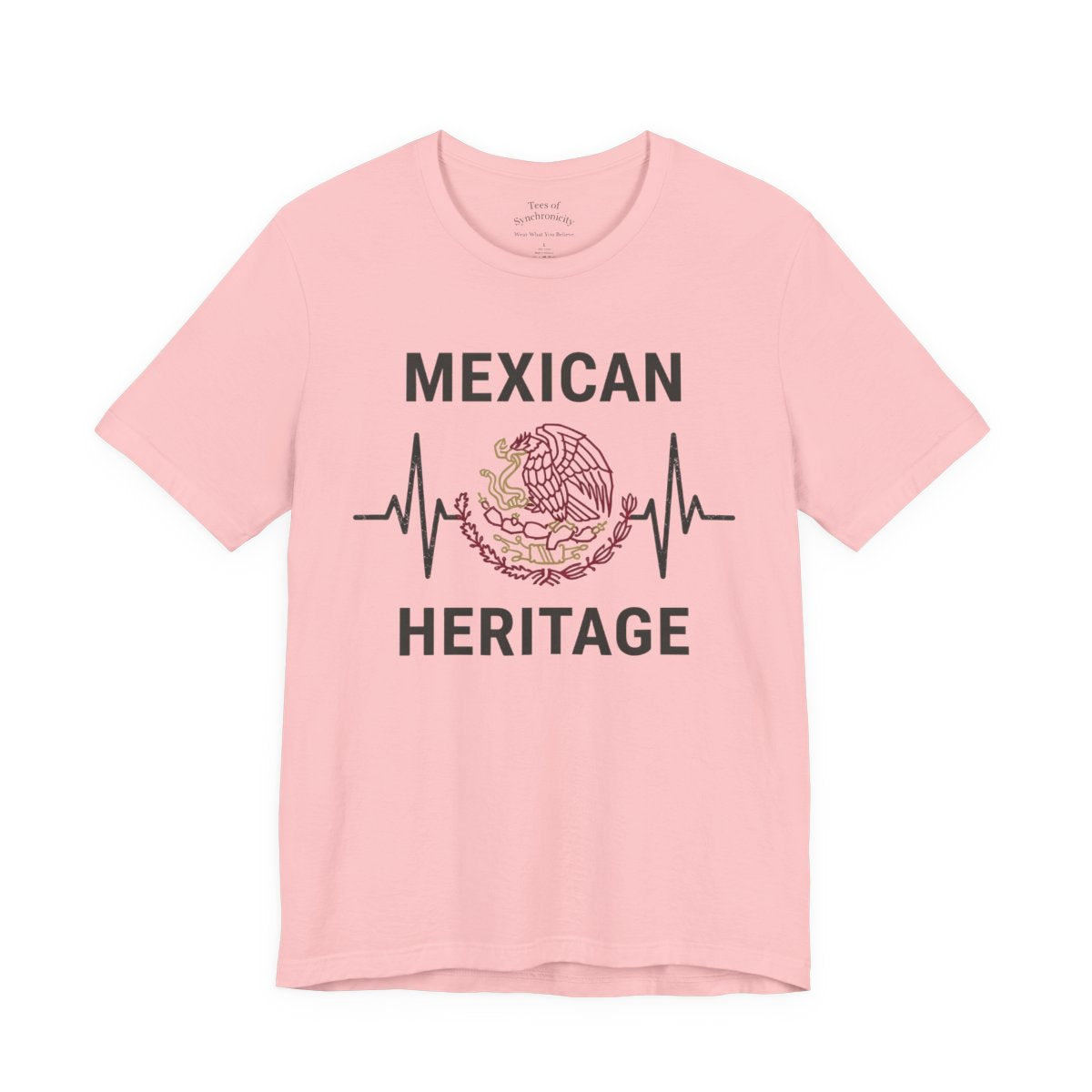 Mexican Heritage Heartbeat Shirt - Águil - Pink