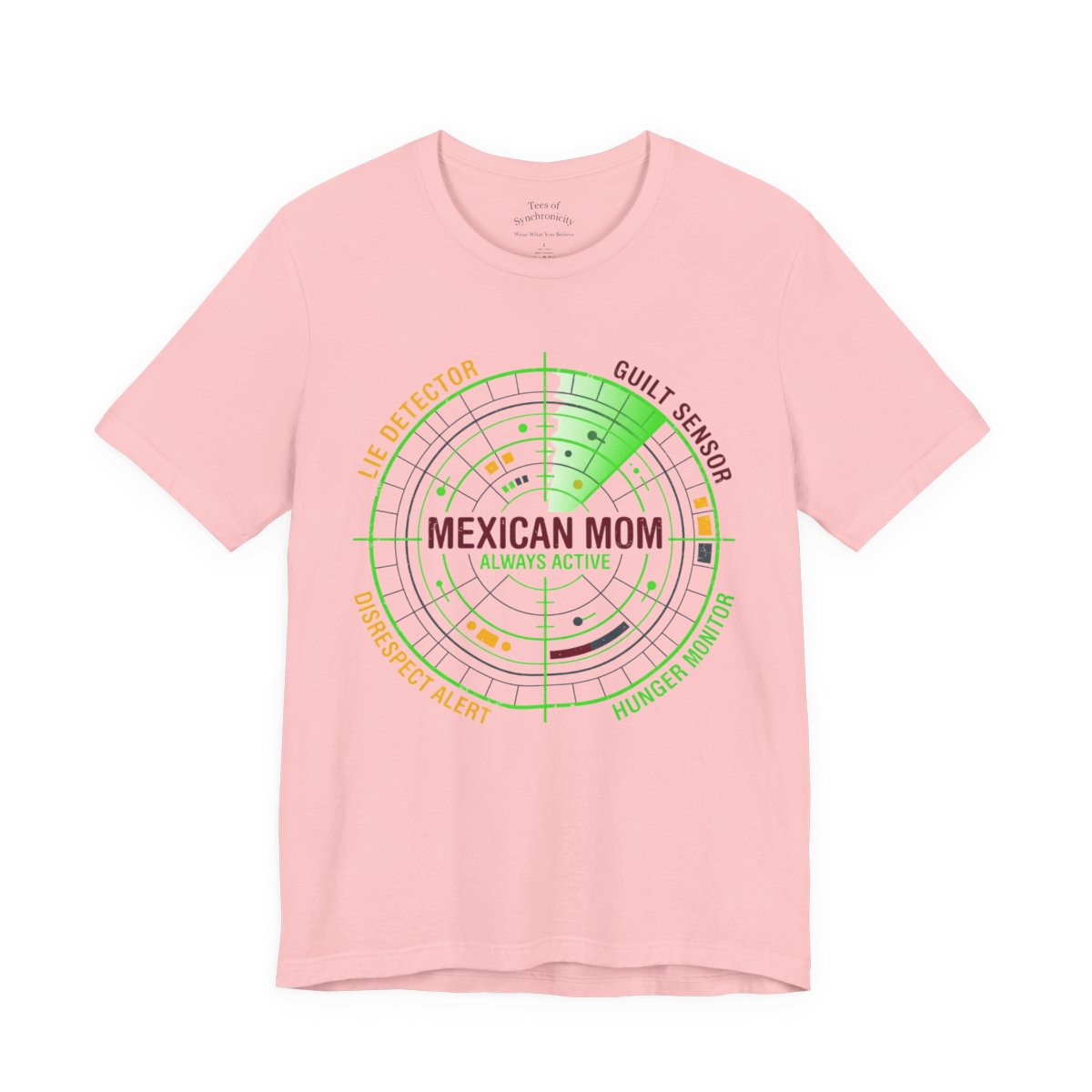 Mexican Mom Radar System Shirt - Funny L - Pink