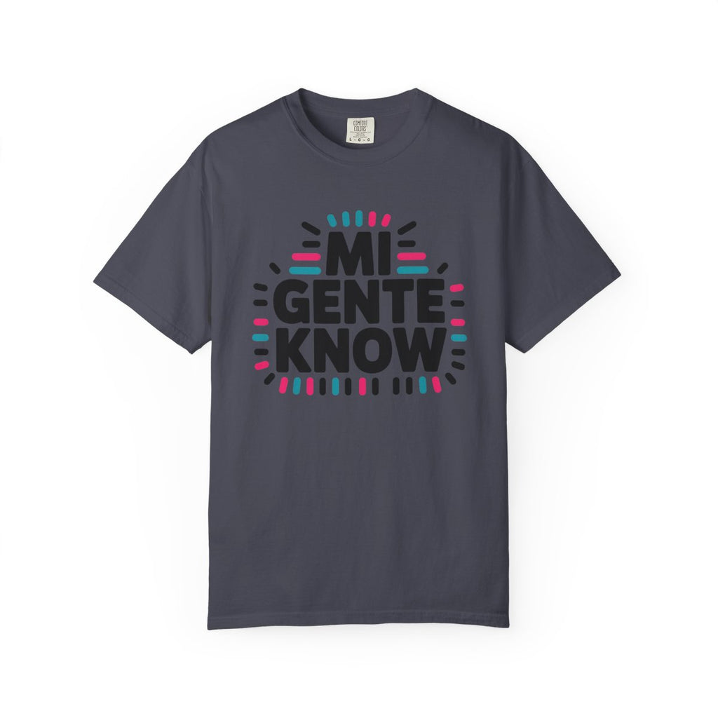Mi Gente Know Shirt - Mexican Pride Tee  - Navy