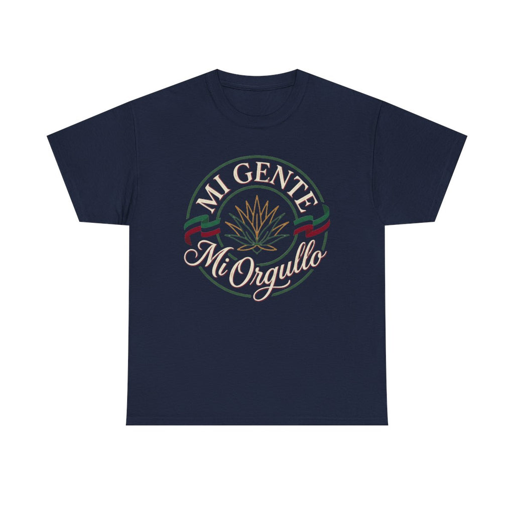 Mi Gente Mi Orgullo Shirt - Mexican Prid - Navy