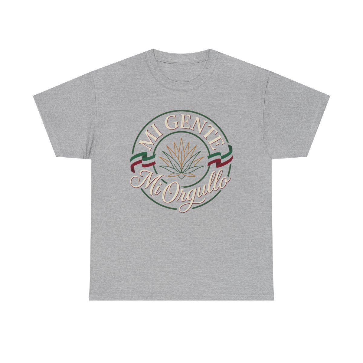 Mi Gente Mi Orgullo Shirt - Mexican Prid - Sport Grey