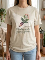 Teacher Inspiration Shirt, Planting Seeds Tee, Motivational Teacher Gift