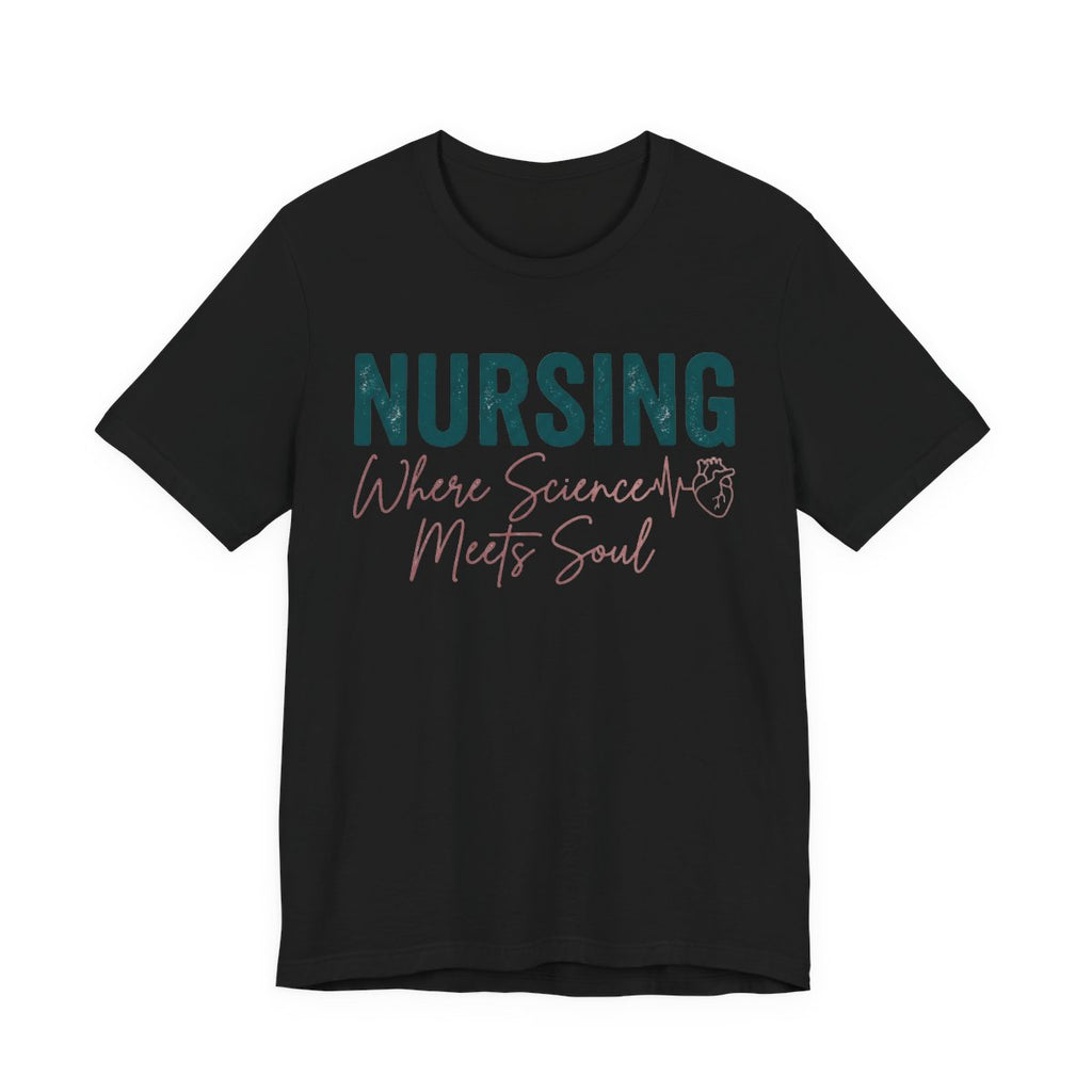 Nursing Science Meets Soul Shirt - Elega - Black