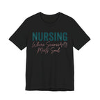 Nursing Science Meets Soul Shirt - Elega - Black