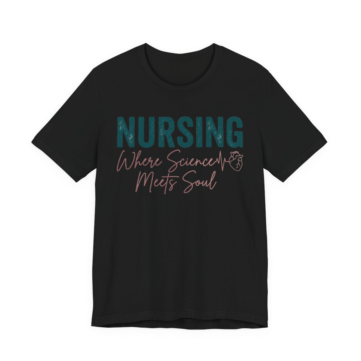Nursing Science Meets Soul Shirt - Elega - Black