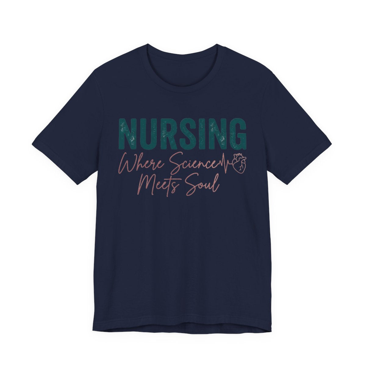 Nursing Science Meets Soul Shirt - Elega - Navy