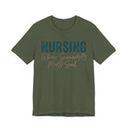 Nursing Science Meets Soul Shirt - Elega - Military Green