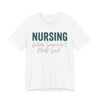 Nursing Science Meets Soul Shirt - Elega - White