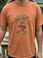 Raised on Carne Asada Mexican Family Shirt - Latino Heritage Gift Tee
