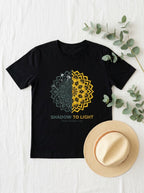 Shadow to Light 2026 Awakening Shirt - Shadow Work Healing Mandala Tee