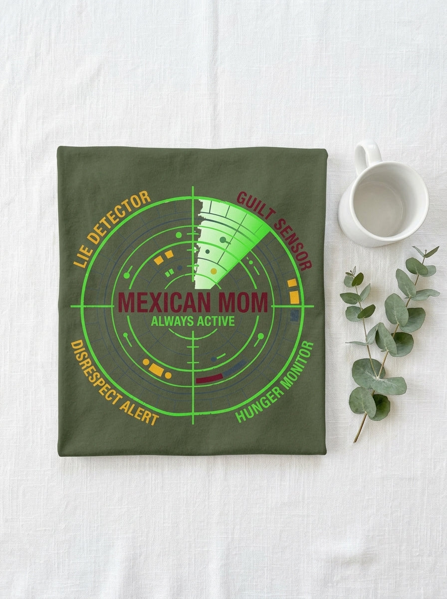 Mexican Mom Radar System Shirt - Funny Latino Mother Humor Tee