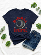 8-Ball Lifestyle Shirt - Billiards Identity Pool Player Graphic Tee